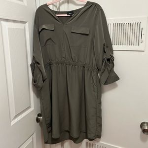 Massimo XXL Olive Dress